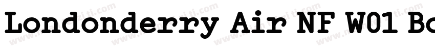 Londonderry Air NF W01 Bold字体转换